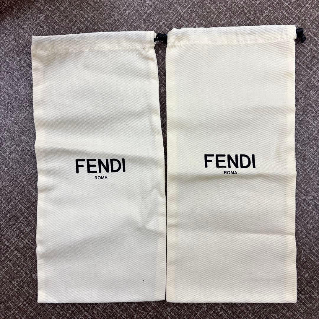 FENDI ブラウン　ミュール22.5㎝