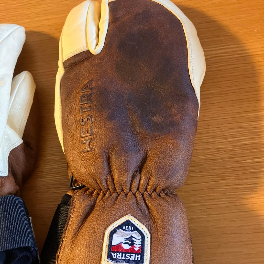 HESTRA FINGER FULL LEATHER SHORTサイズ9