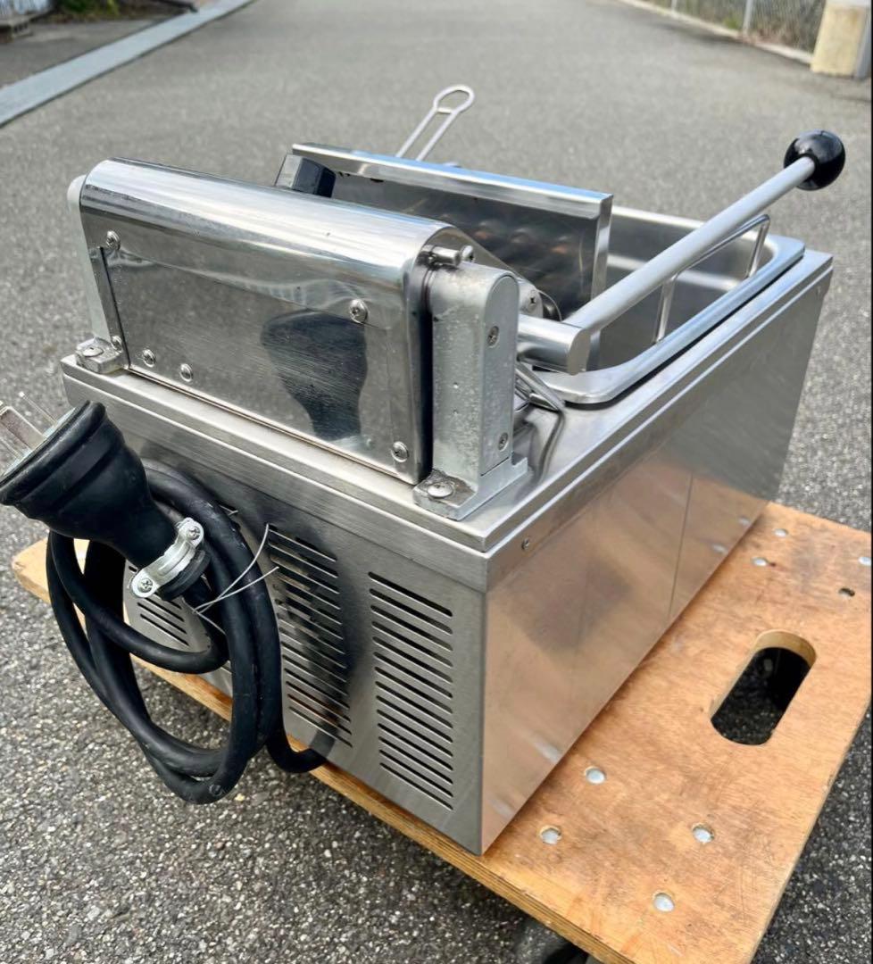 【フジマック】業務用 卓上電気フライヤー 3相200V 8リットル