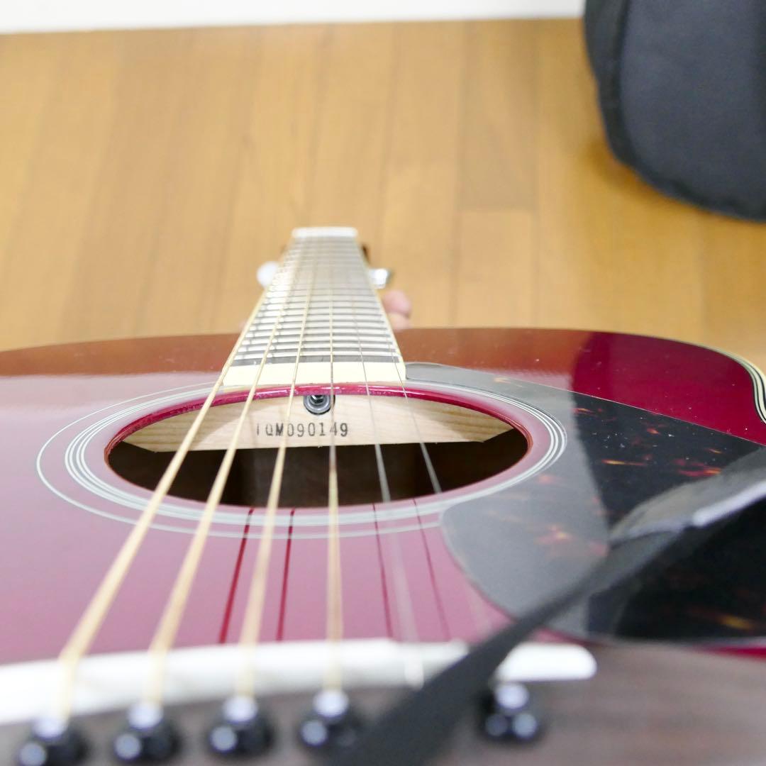 YAMAHA FS820 レッド アコースティック　ヤマハ　カバー付