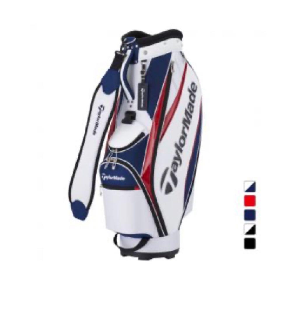 TaylorMade ゴルフ　キャディバッグ ホワイト/レッド