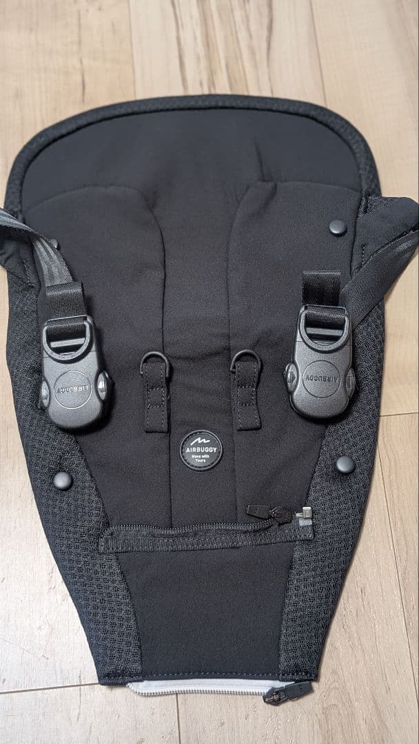 エアバギー可愛いおまけ付♥ABC BASIC PLUS+ ブラック抱っこ紐セット