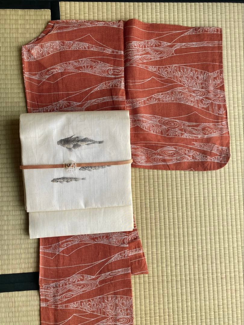 絹紅梅　浴衣