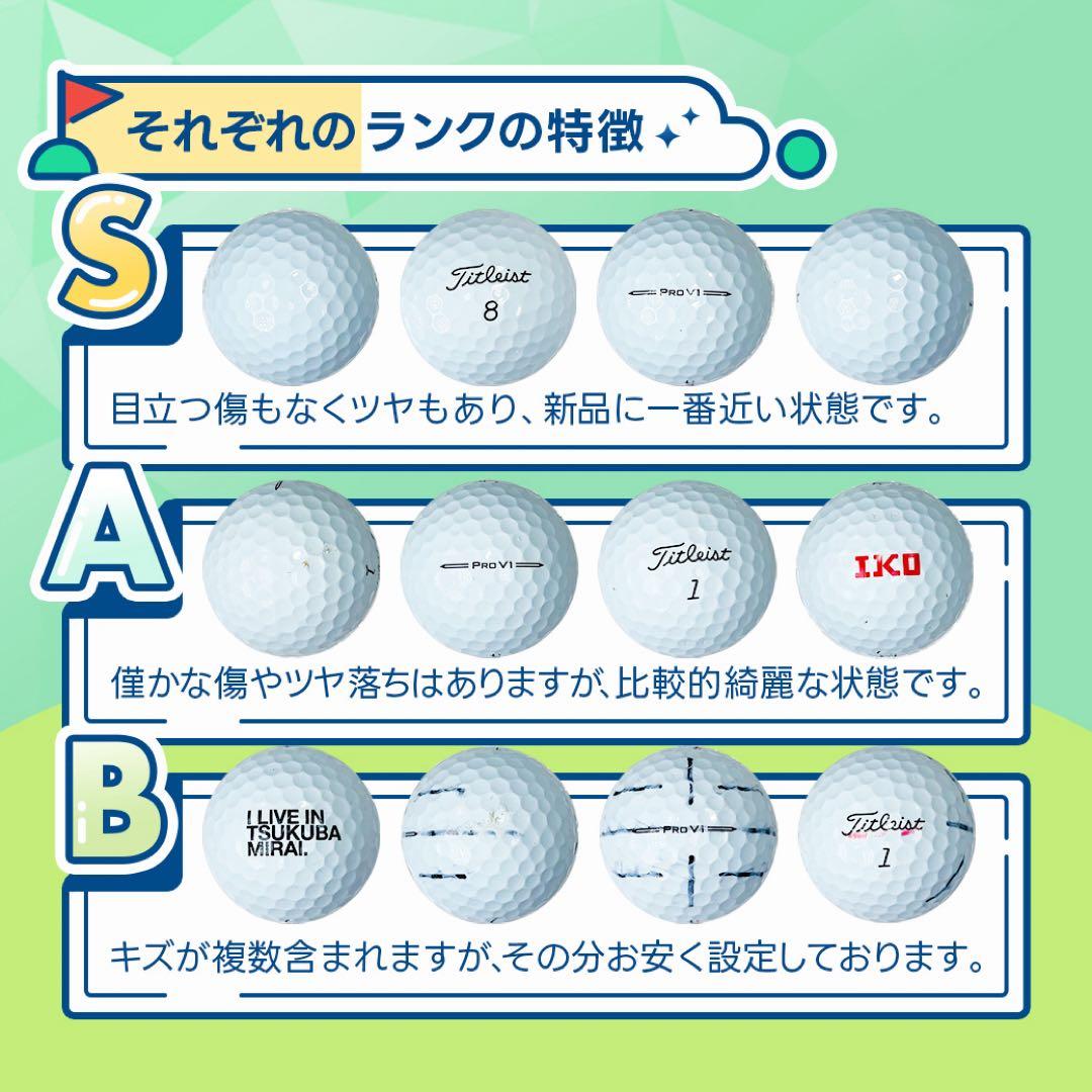 ロストボール テーラーメイド TP5X ゴルフ Sランク 20球 おまけティー