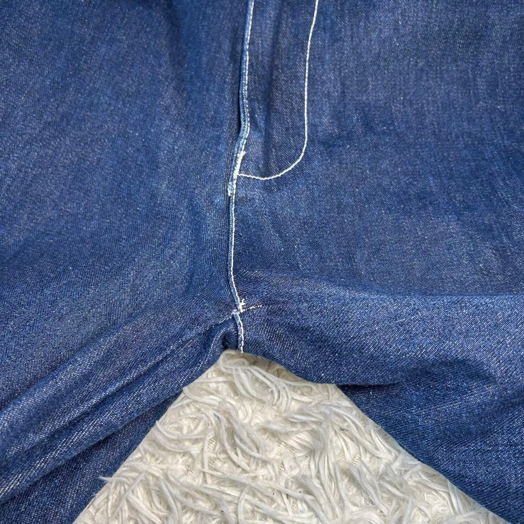 美品　WEST SIDE デニム ツナギ オールインワン XL 濃紺 bboy