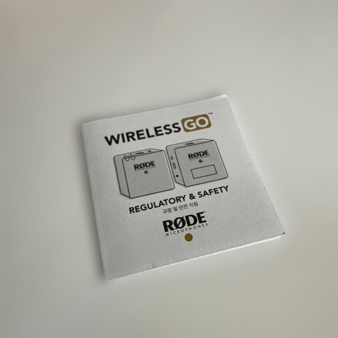 RODE Wireless GO コンパクトワイヤレスマイクシステム