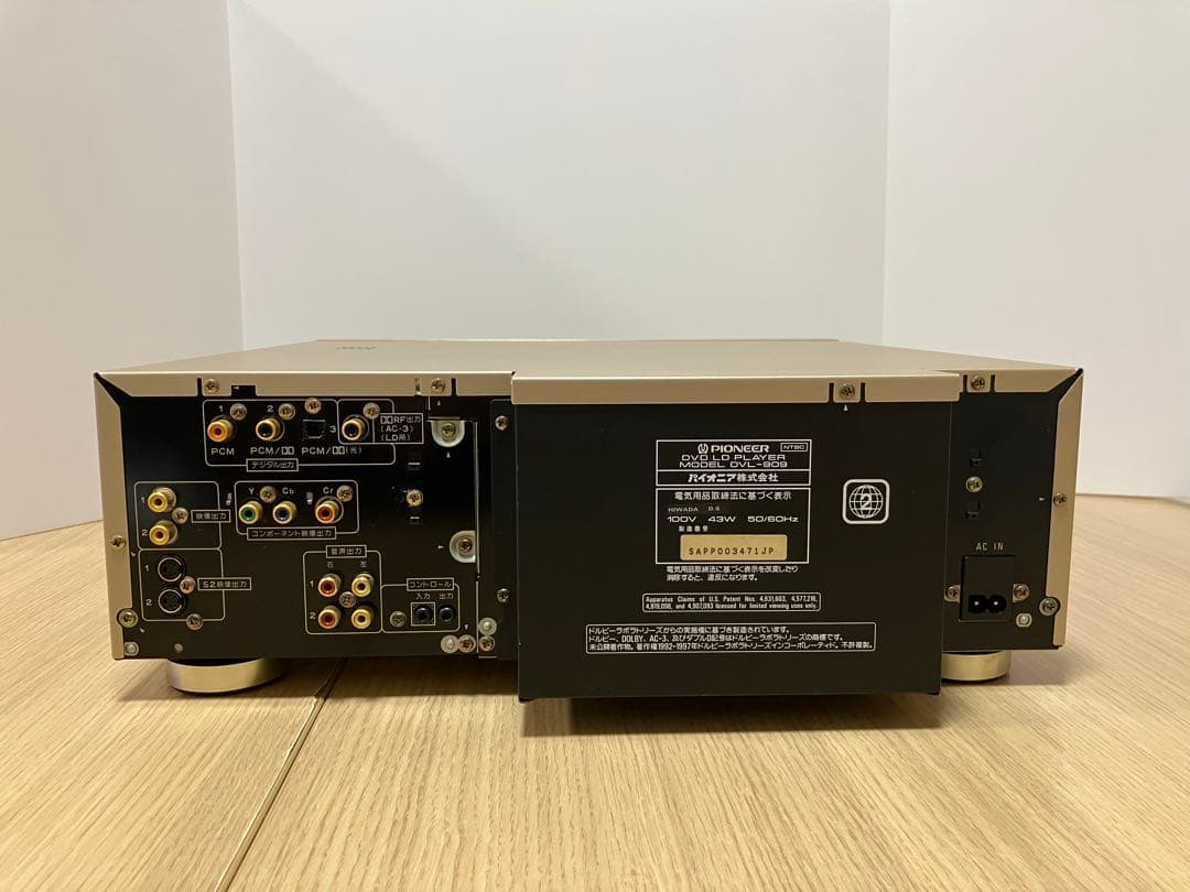 Pioneer DVL-909 LD&DVDプレーヤー　動作確認済み♪