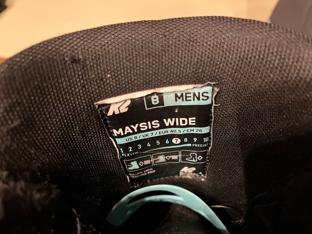 K2 メイシスワイド ブラック スノーボードブーツ BOAシステム　26cm