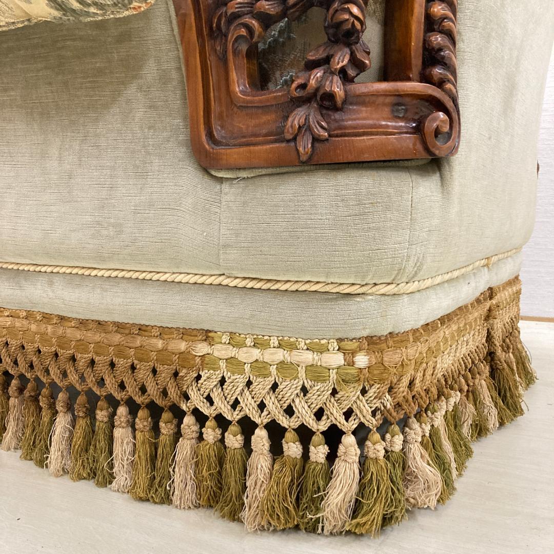 マリオ・コルチャゴ 1人掛けソファ ロココ様式 　彫刻