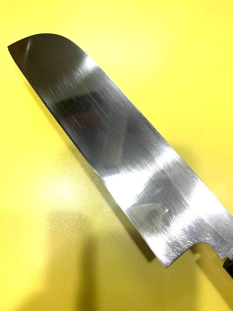 堺真久　鎌形薄刃包丁　刃渡り20cm