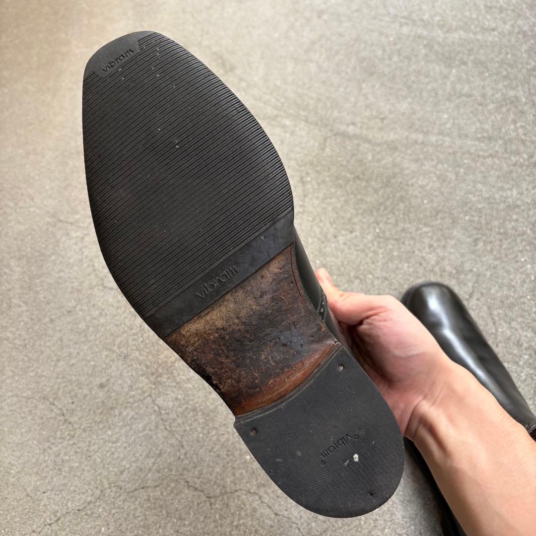 コ*ジ様 【美品】John Lobb 黒 レザー サイドゴアブーツ ジョンロブ