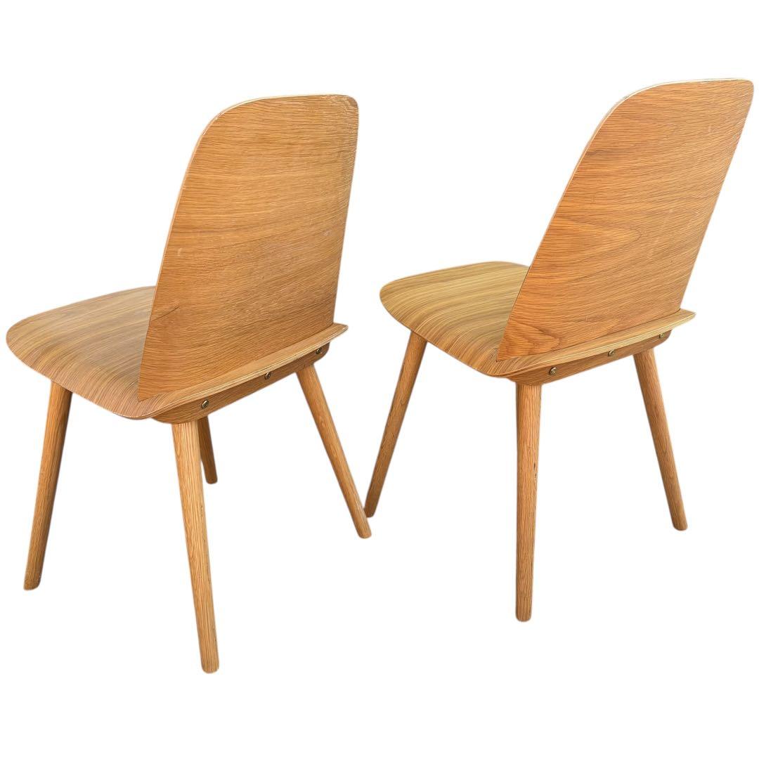 【美品】muuto ムート Nerd Chair ナードチェア オーク 2脚分③