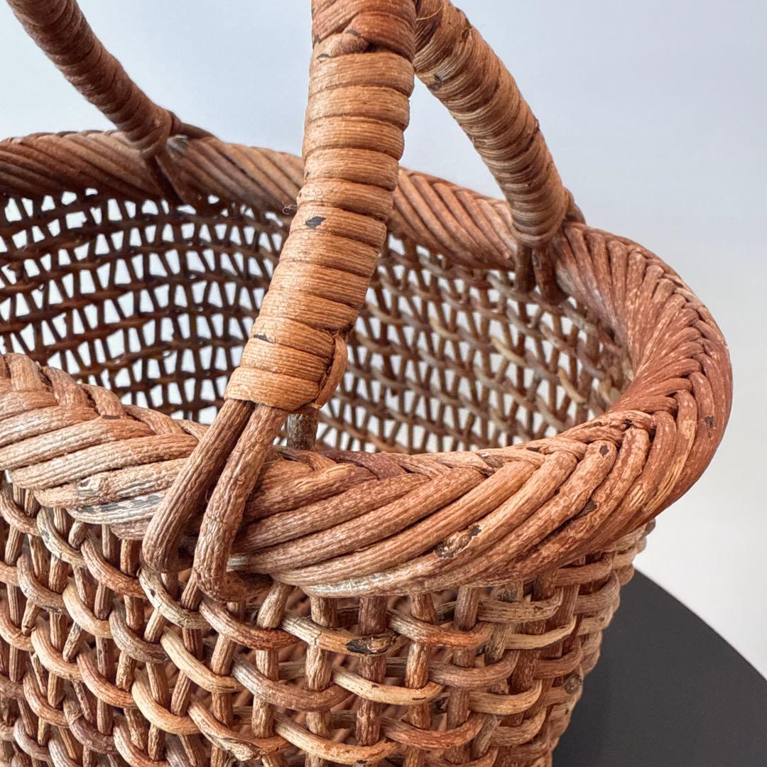 中川原信一 あけび籠 カゴバッグ