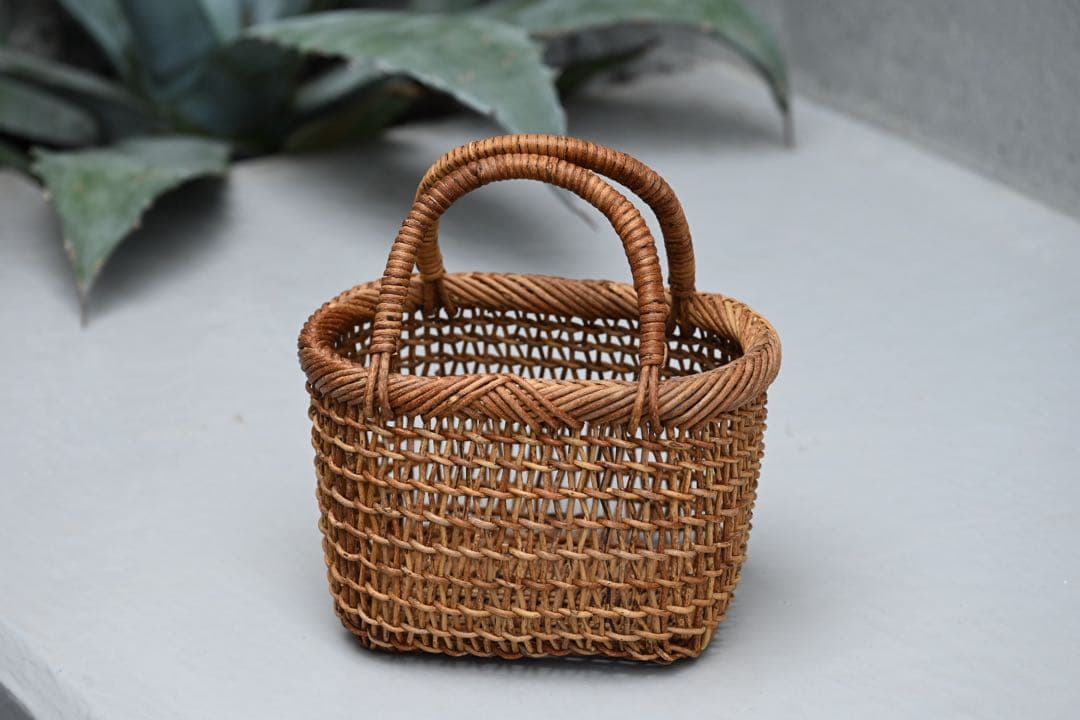 中川原信一 あけび籠 カゴバッグ