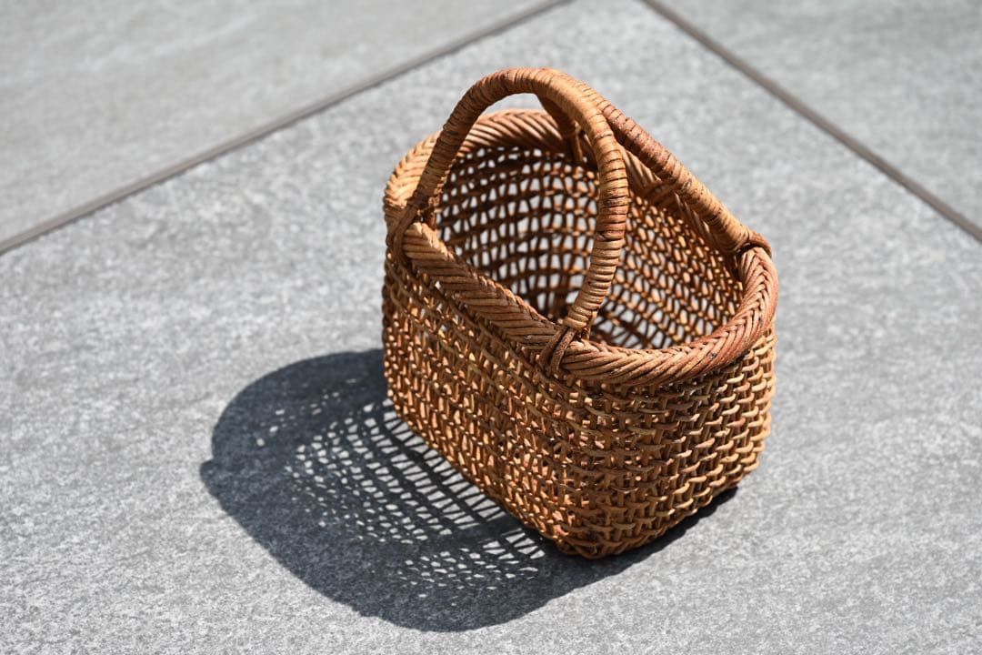 中川原信一 あけび籠 カゴバッグ