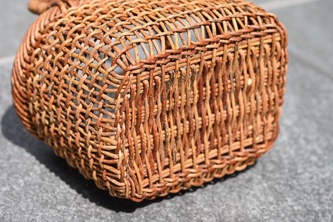 中川原信一 あけび籠 カゴバッグ