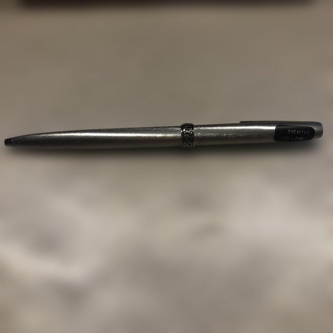 SHEAFFER シルバー 万年筆&ボールペンセット