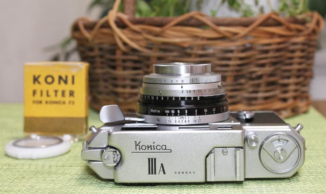 ＜極美品＞Konica IIIA 48mm f/2 未使用コニフィルター付