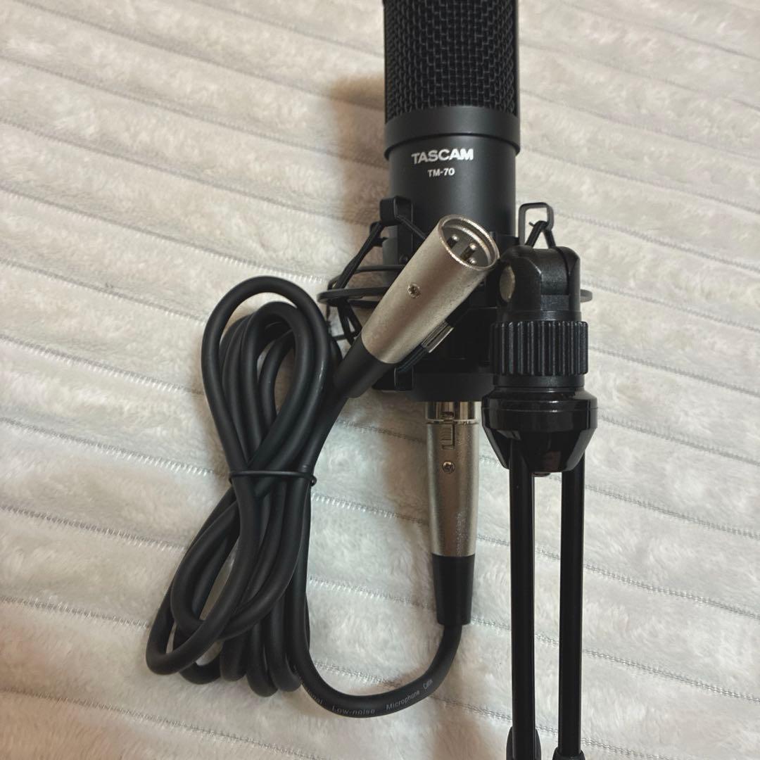 【美品】 ミキサー 配信 TASCAM タスカム スマホ配信セット マイク 配線