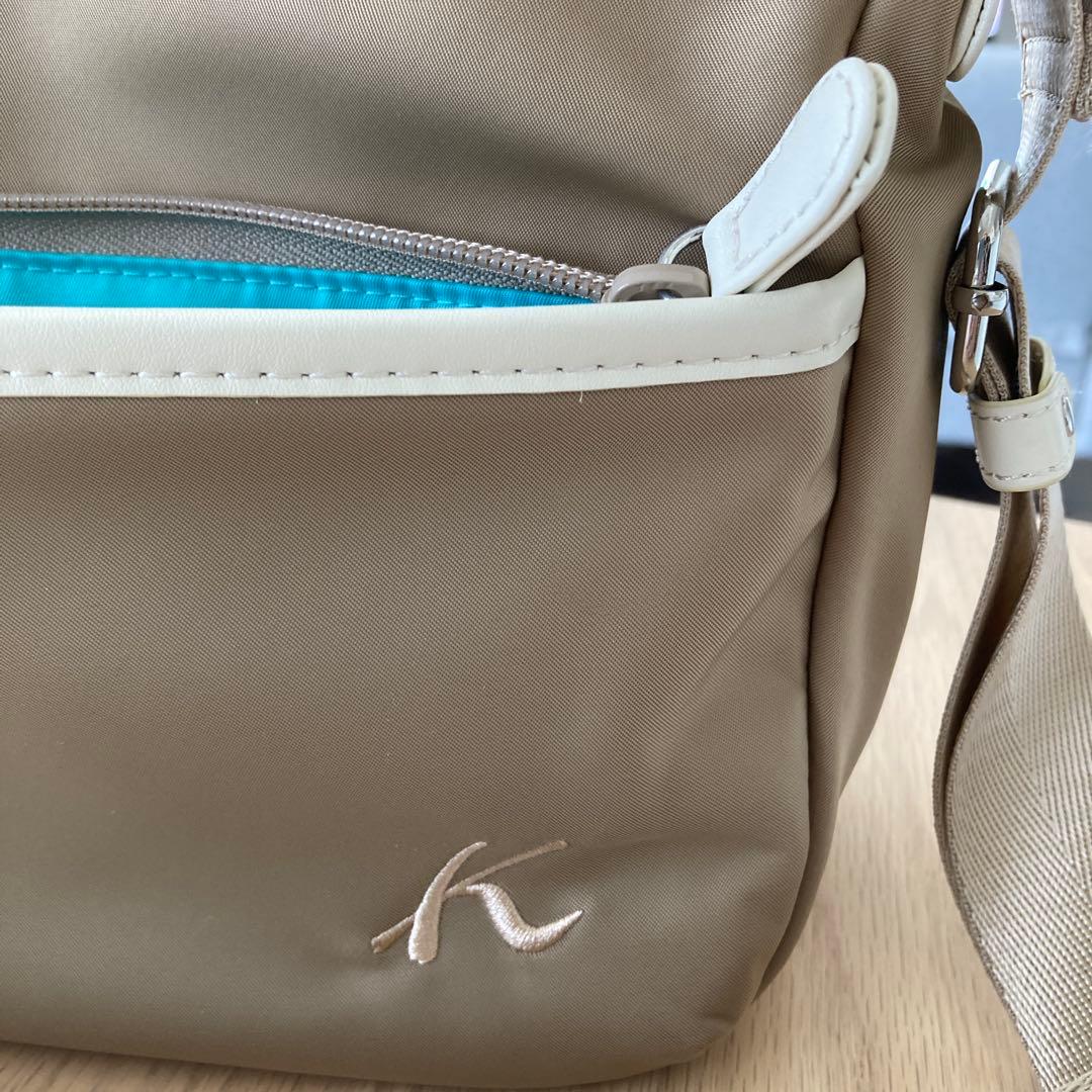 ⭐︎美品キタムラ Kitamura ナイロンショルダーバッグ ベージュ