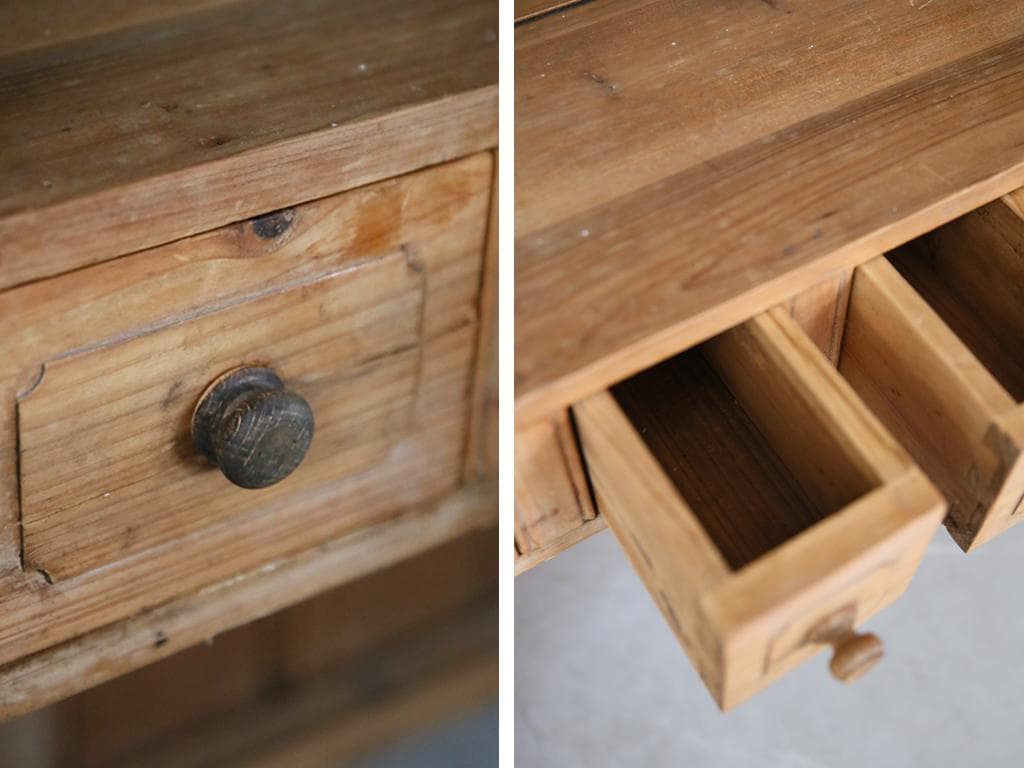 英国アンティーク木製ブックシェルフ/本棚/食器棚/飾り棚/ラック(88-81-2