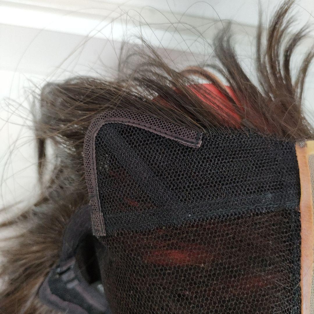 美品 ウルフヘア ウィッグ メッシュいり