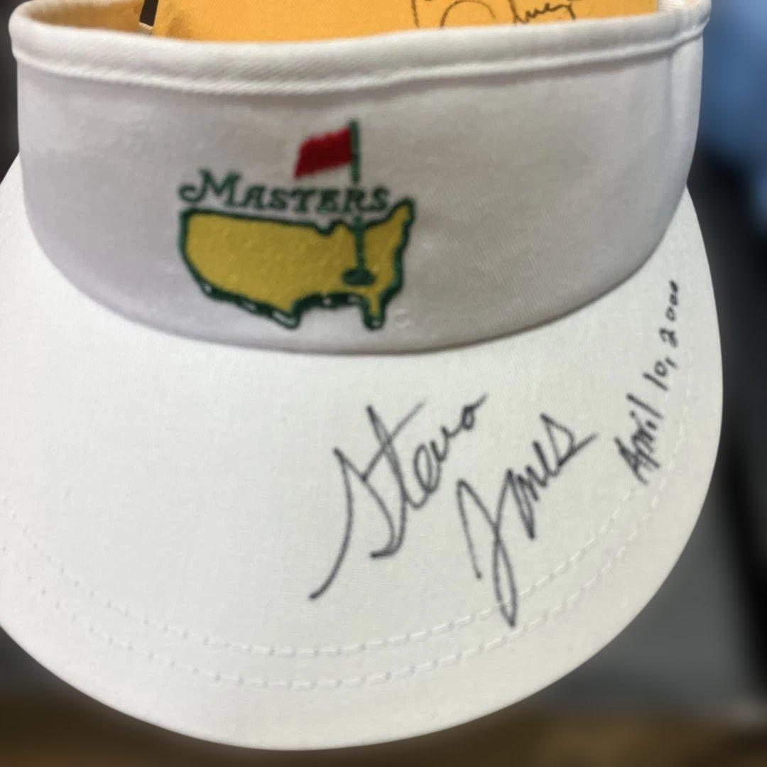 海外プロゴルファー直筆サイン入りキャップ