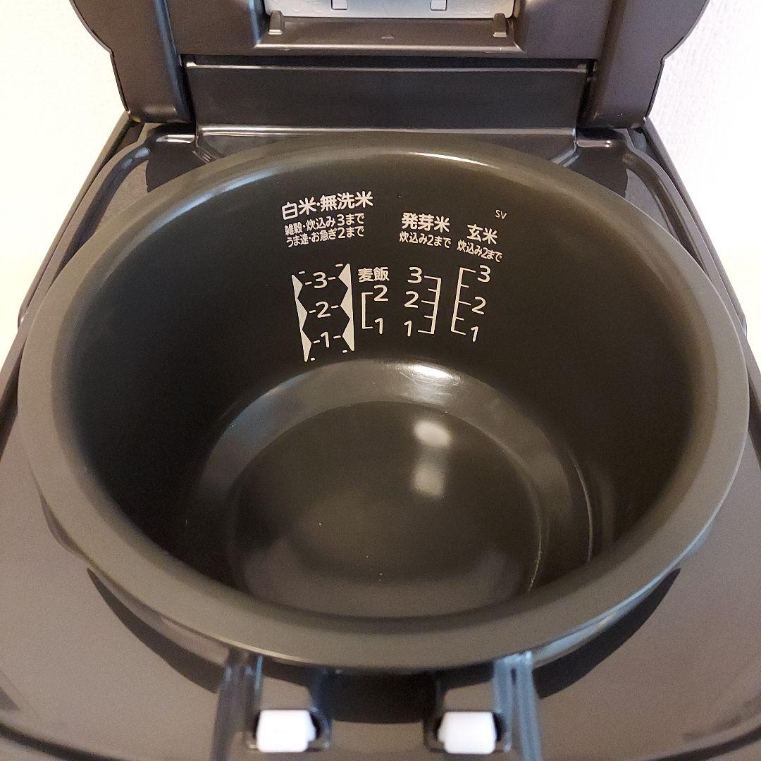 三菱 炊飯器 3.5合 備長炭炭炊釜 藍墨　NJ-SV06R　2023年製　極美