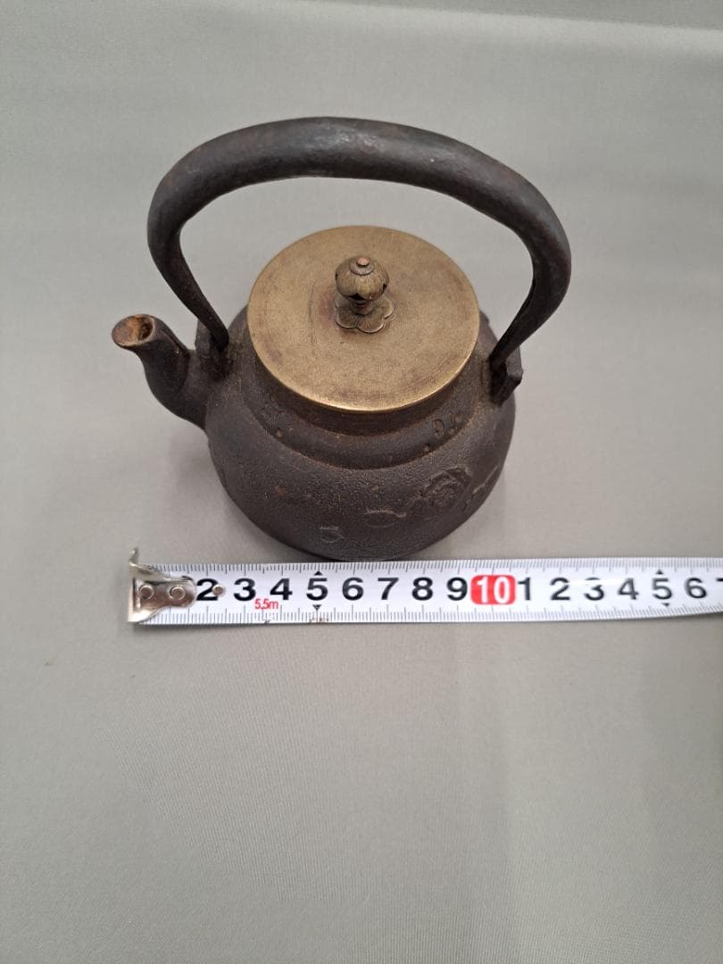 鉄瓶　大國造　丸形　手のひらサイズの珍品