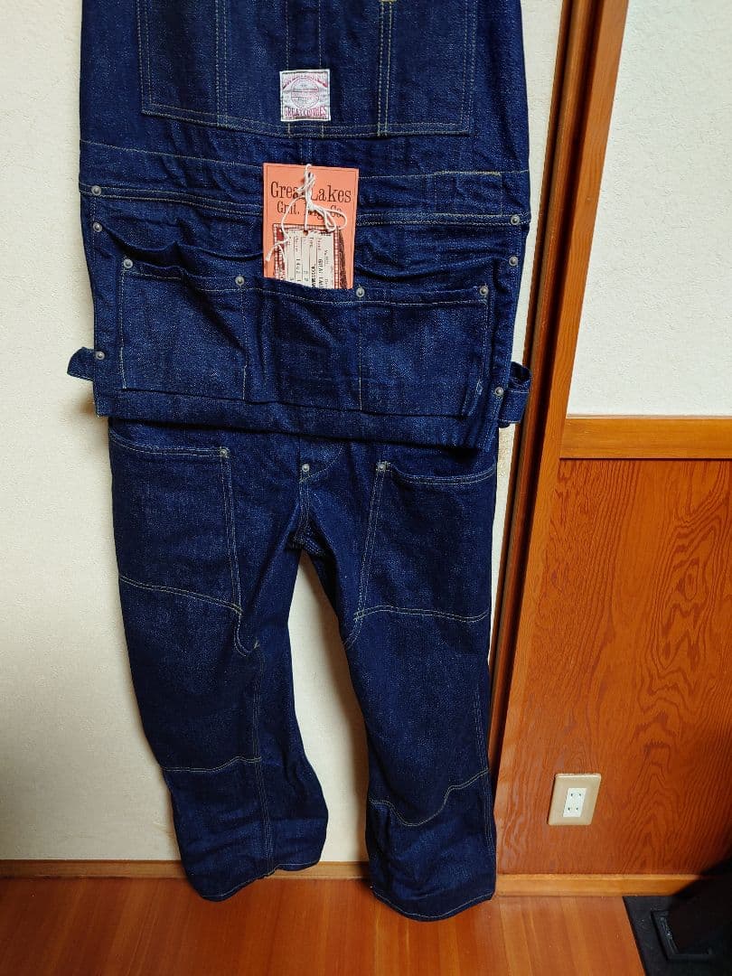 フリーホイーラーズ ウッズマンビブ オーバーオールズ14oz インディゴ デニム