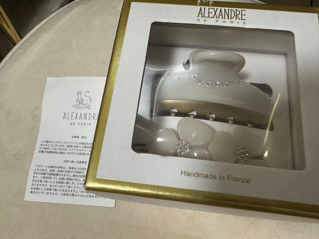 アレクサンドルドゥパリ　ANA機内限定　カメリアピン　クリップ