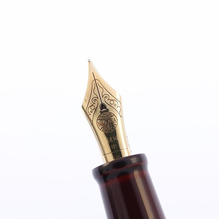 NAKAYA 中屋万年筆 万年筆 ライター ポータブル 赤溜 中字