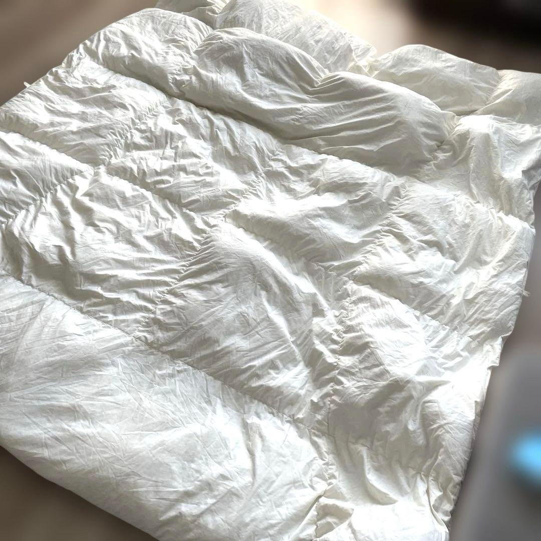 ニトリ　羽毛掛け布団　ダブルサイズ　掛け布団ダブル用カバー付き