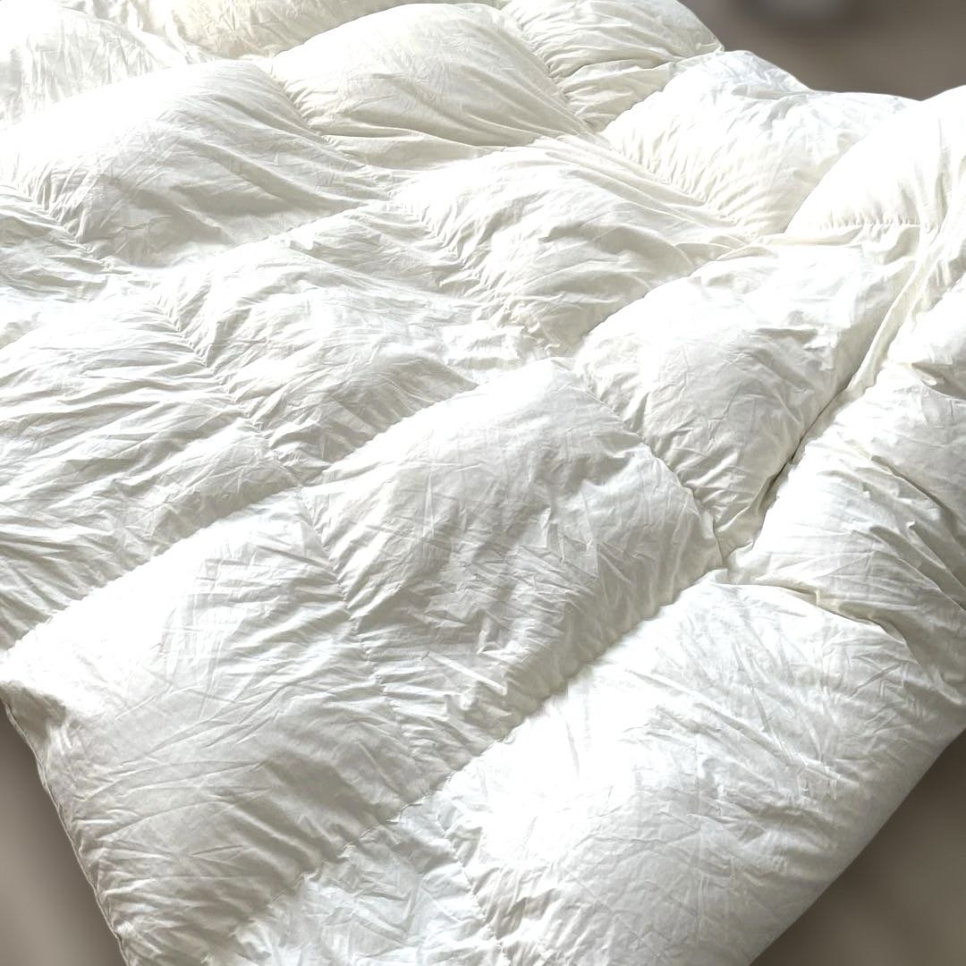 ニトリ　羽毛掛け布団　ダブルサイズ　掛け布団ダブル用カバー付き