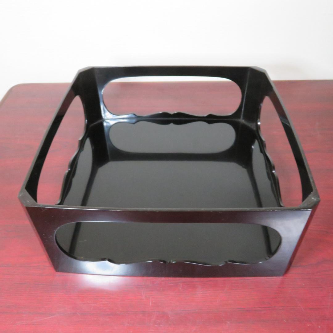 おひつ 御櫃 お膳 木製 漆塗り 漆器 黒塗 しゃもじ付き