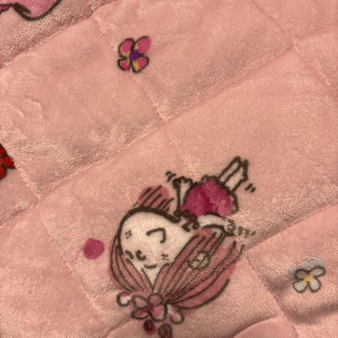 水森亜土　敷きパッド　ピンク2点　シングルサイズ