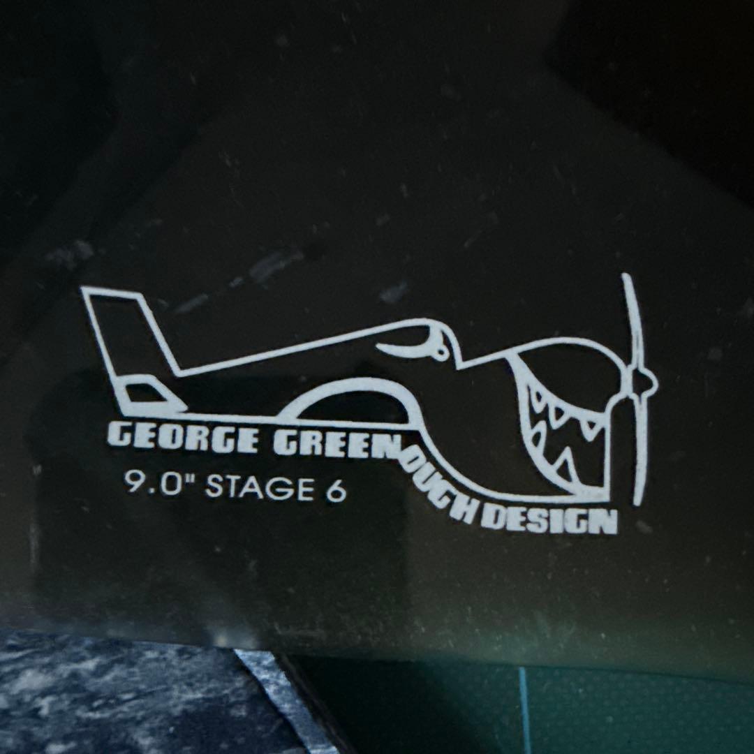 E GREENOUGH DESIGN 9.0\" STAGE 6 フィン