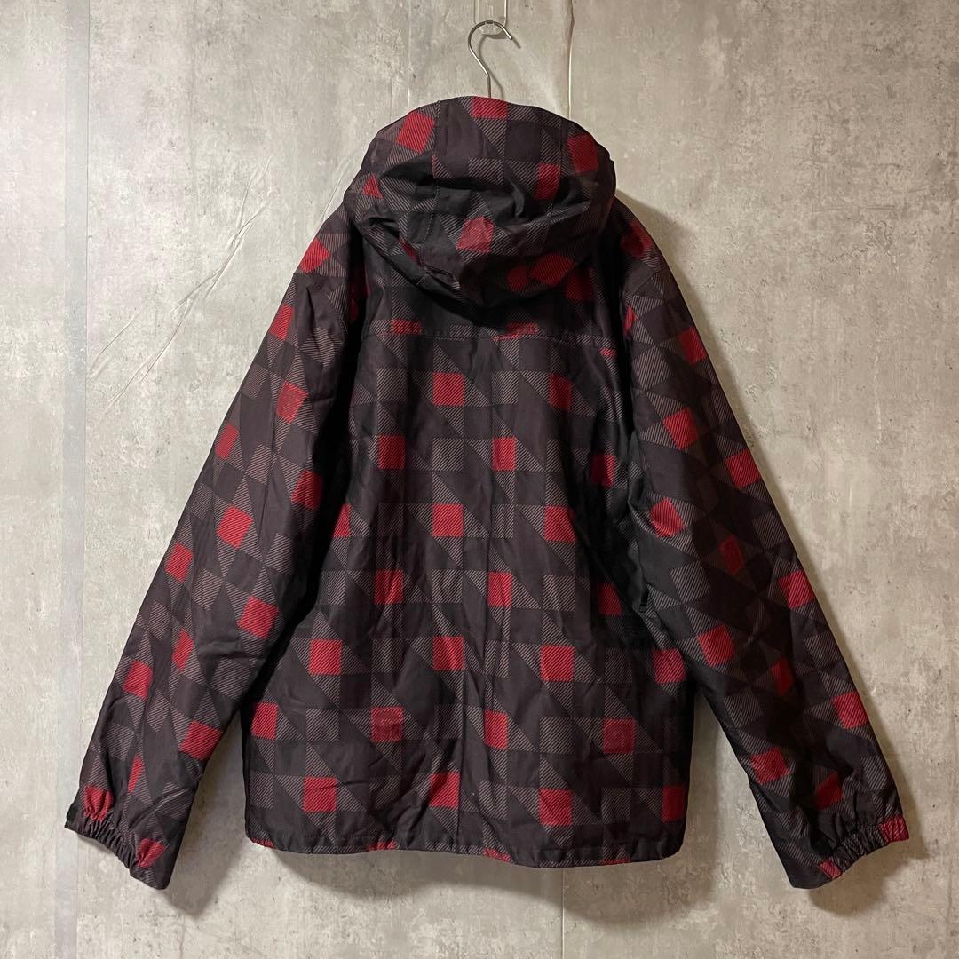 BURTONバートンスキージャケットスノーボードウェアパーカーフード黒ブラック赤