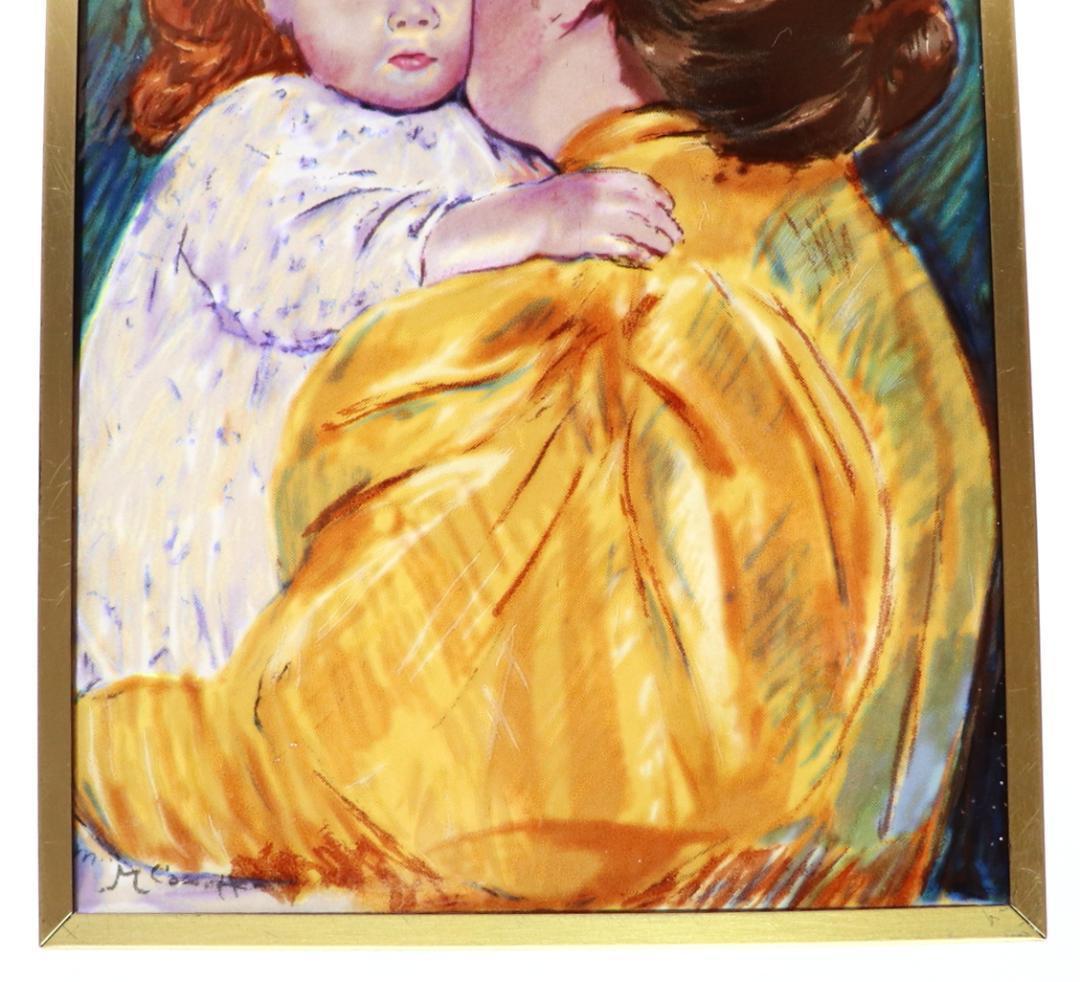 マタニティ・キス ヴィンテージ ステンドグラス メアリ―・カサット 母と子