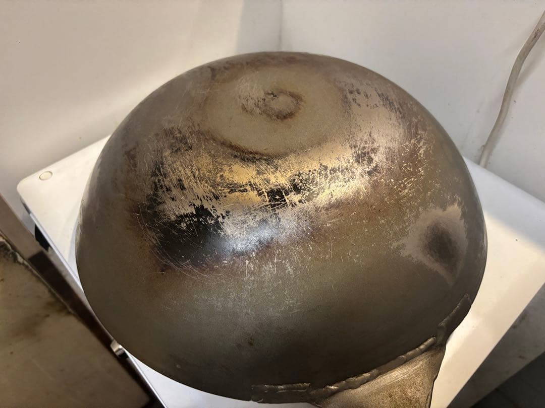 中華鍋HS 純チタン共柄北京鍋 36センチ　長谷元　日本製