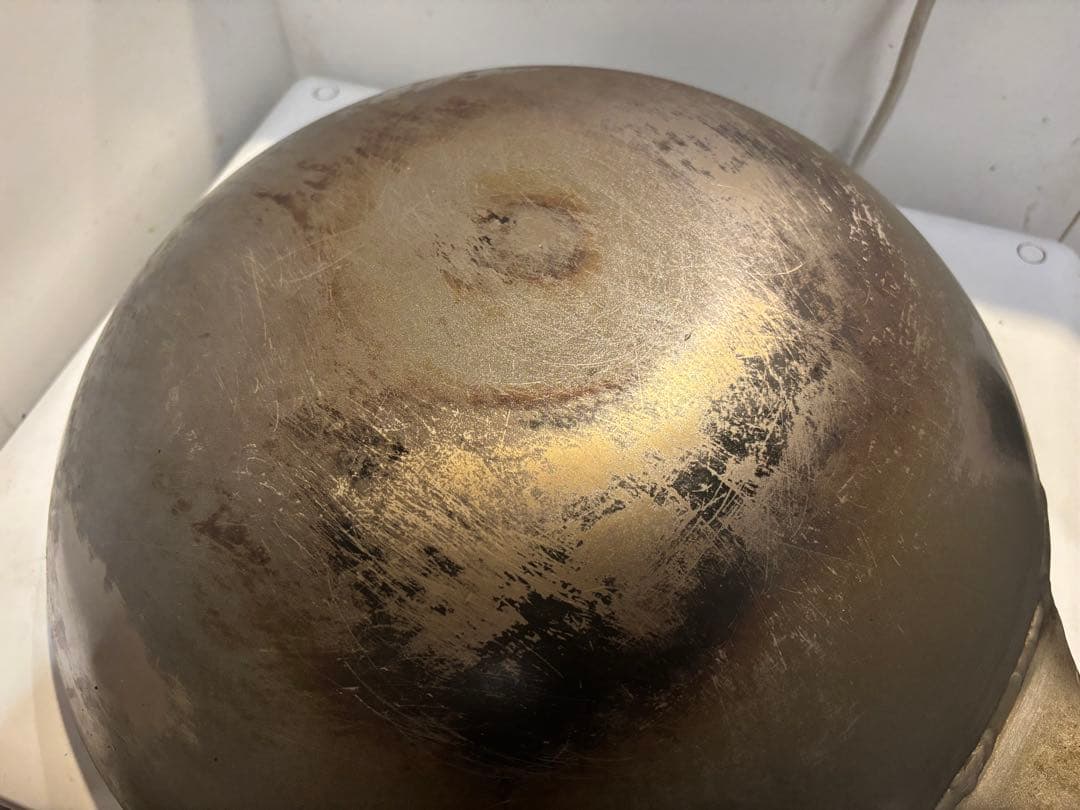 中華鍋HS 純チタン共柄北京鍋 36センチ　長谷元　日本製