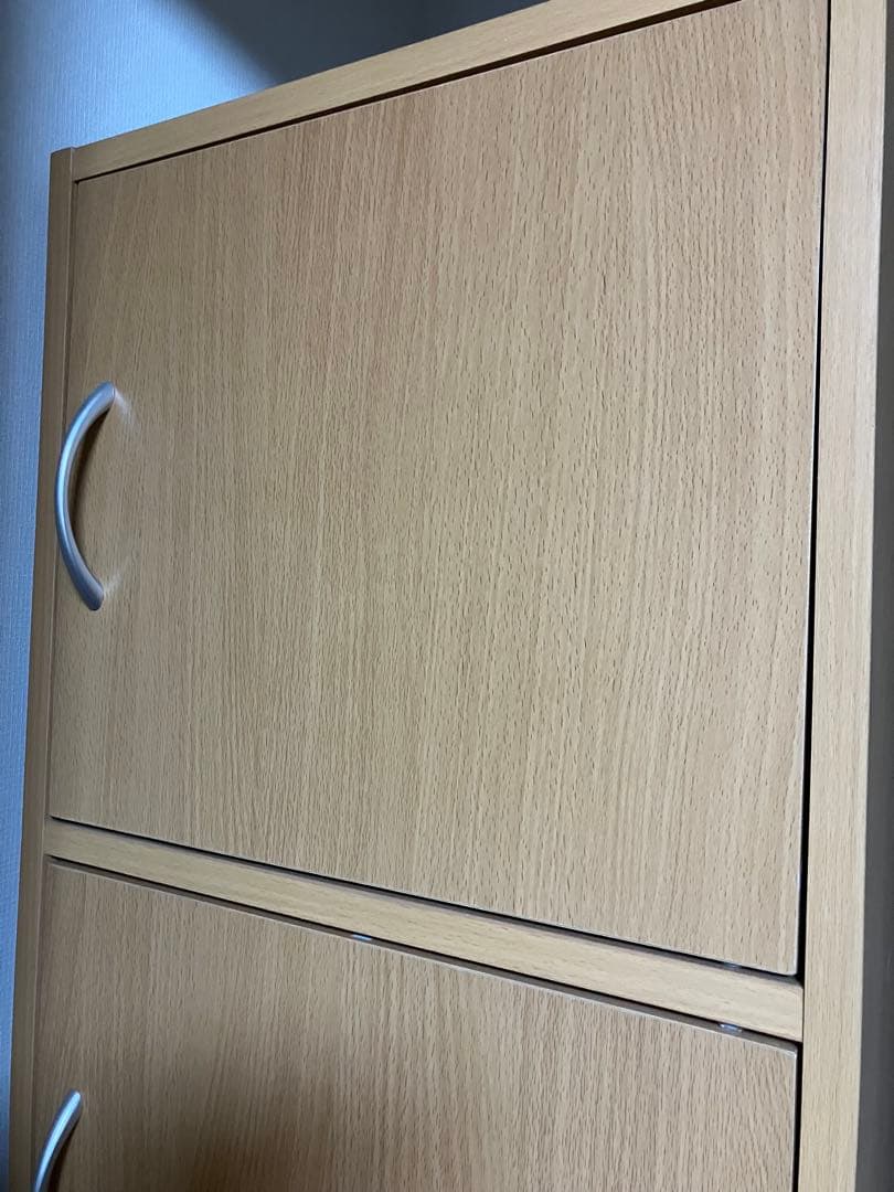 ナチュラルウッド 5段収納キャビネット