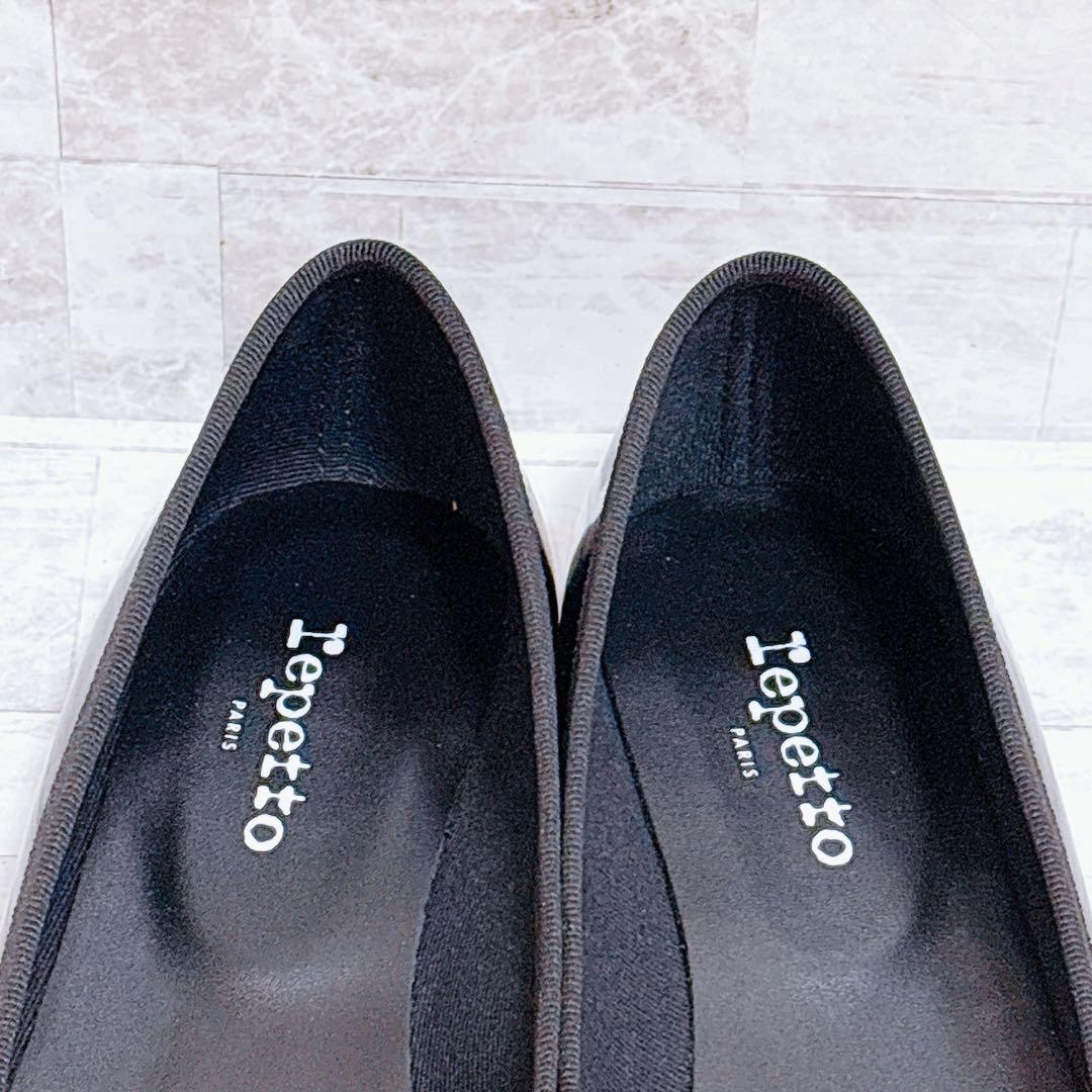 美品✨レペット JUNON バレエシューズ ラバーソール 裏張不要 25cm 黒