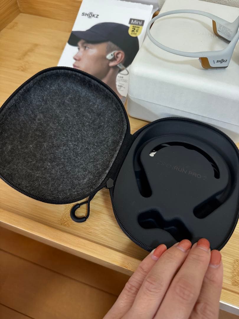 Shokz OpenRun PRO2 Mini ホワイト 骨伝導イヤホン