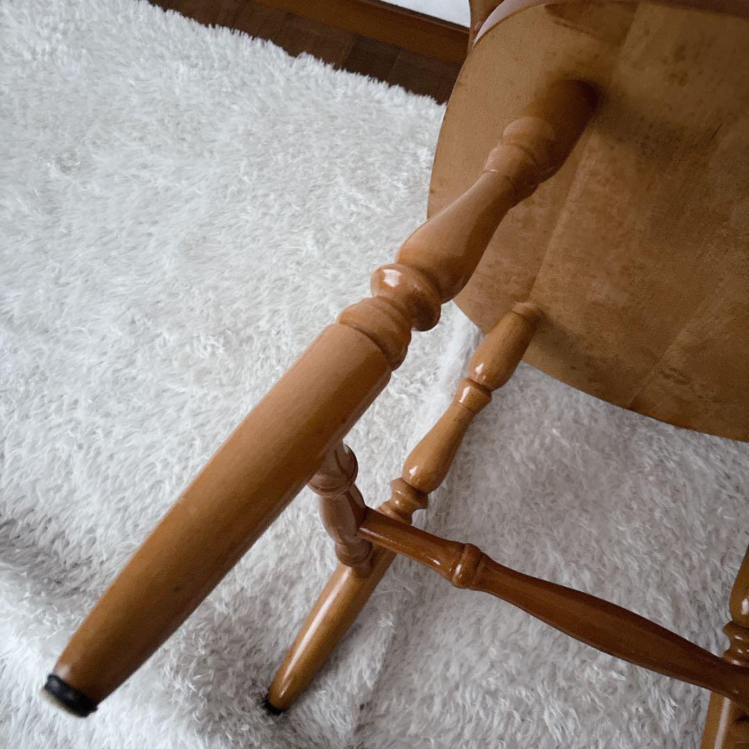 美品】天然木 キャプテンチェア ダイニングチェア 北欧