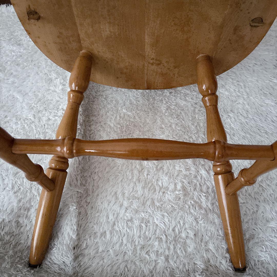 美品】天然木 キャプテンチェア ダイニングチェア 北欧