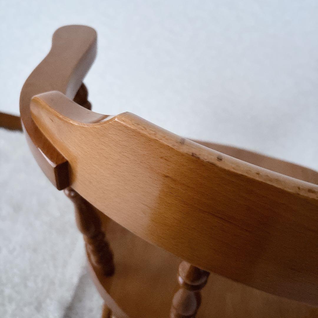 美品】天然木 キャプテンチェア ダイニングチェア 北欧