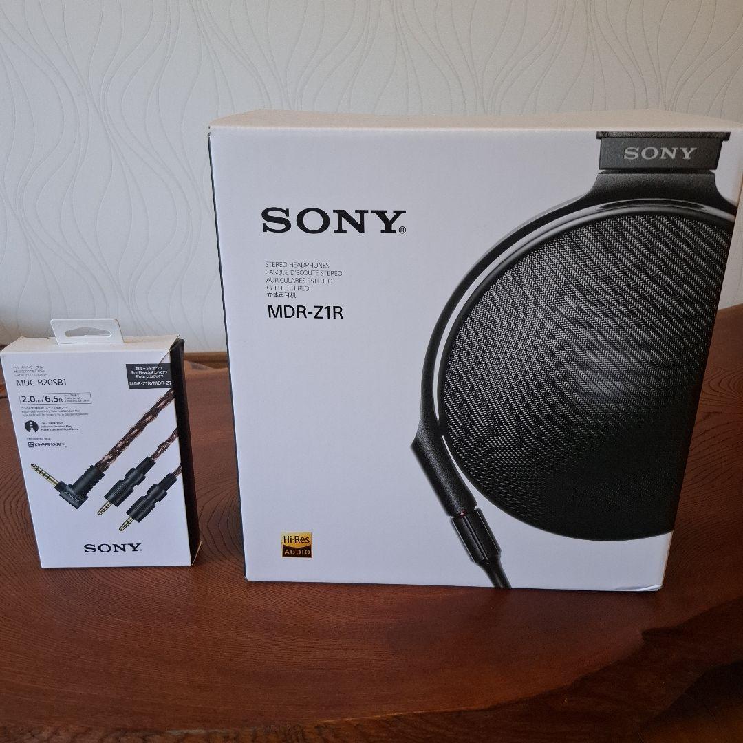 ソニーヘッドホンMDR-Z1R +キンバーケーブル新品同様!世界の名機!