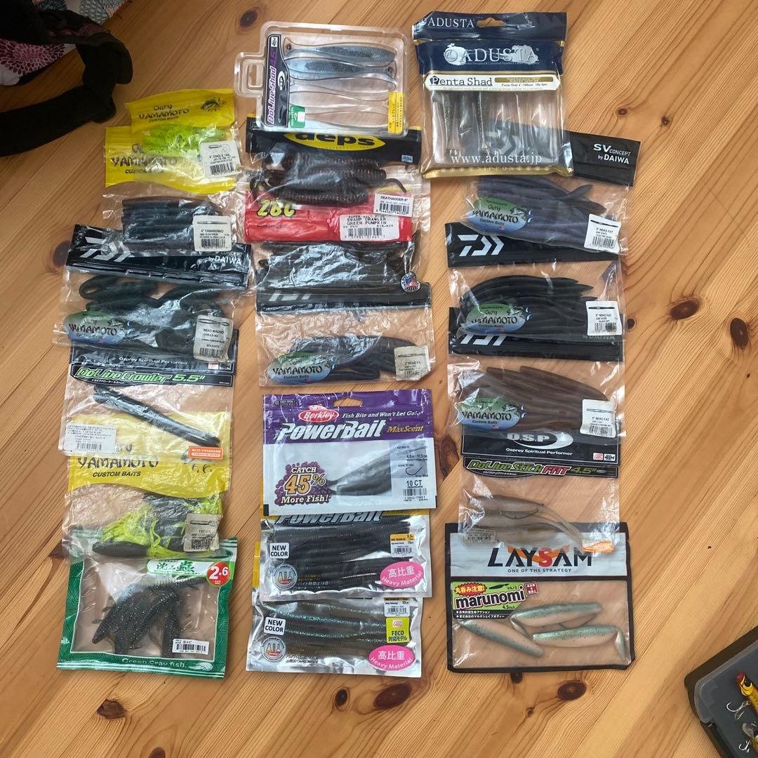 バス釣り　ワーム&ルアー　セット