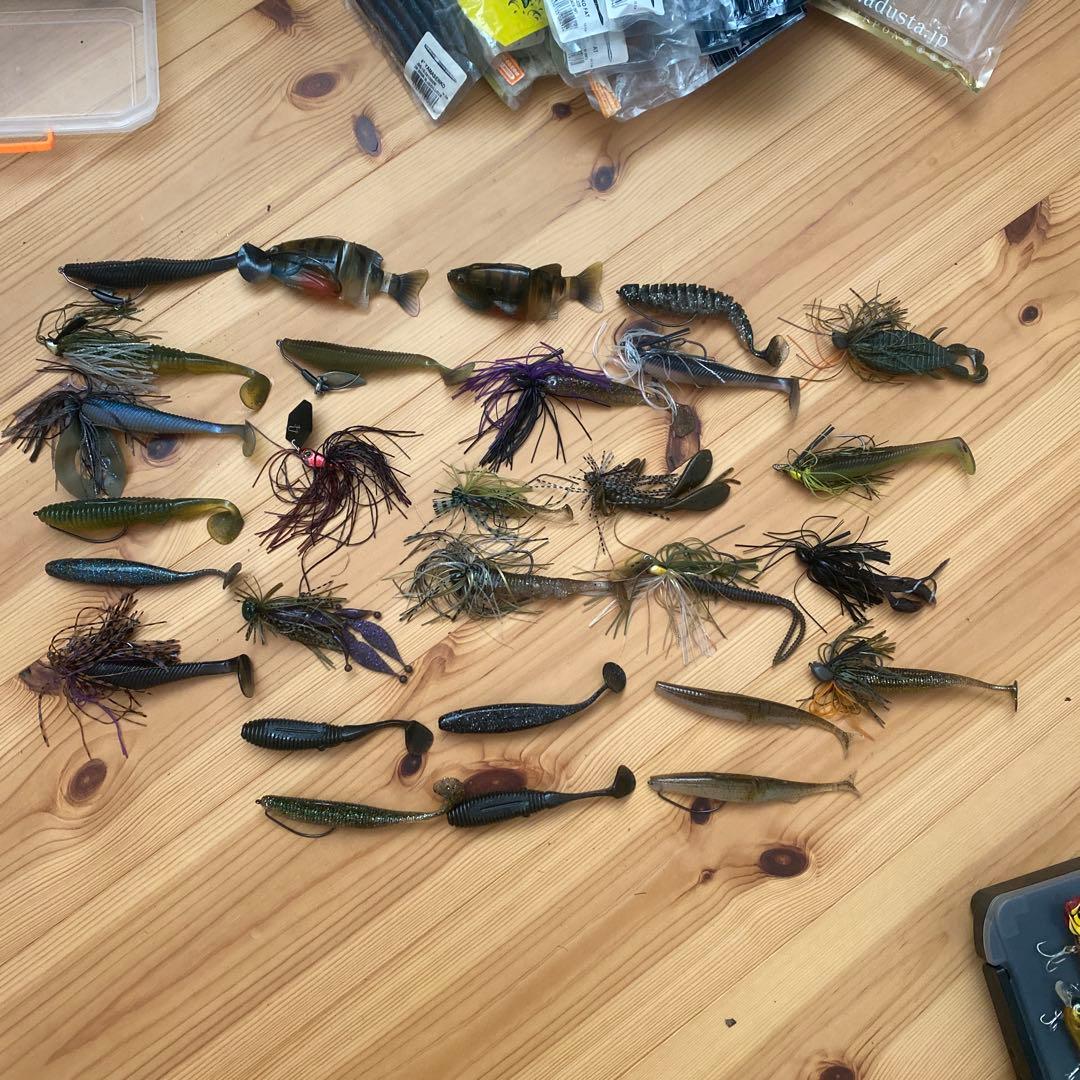 バス釣り　ワーム&ルアー　セット